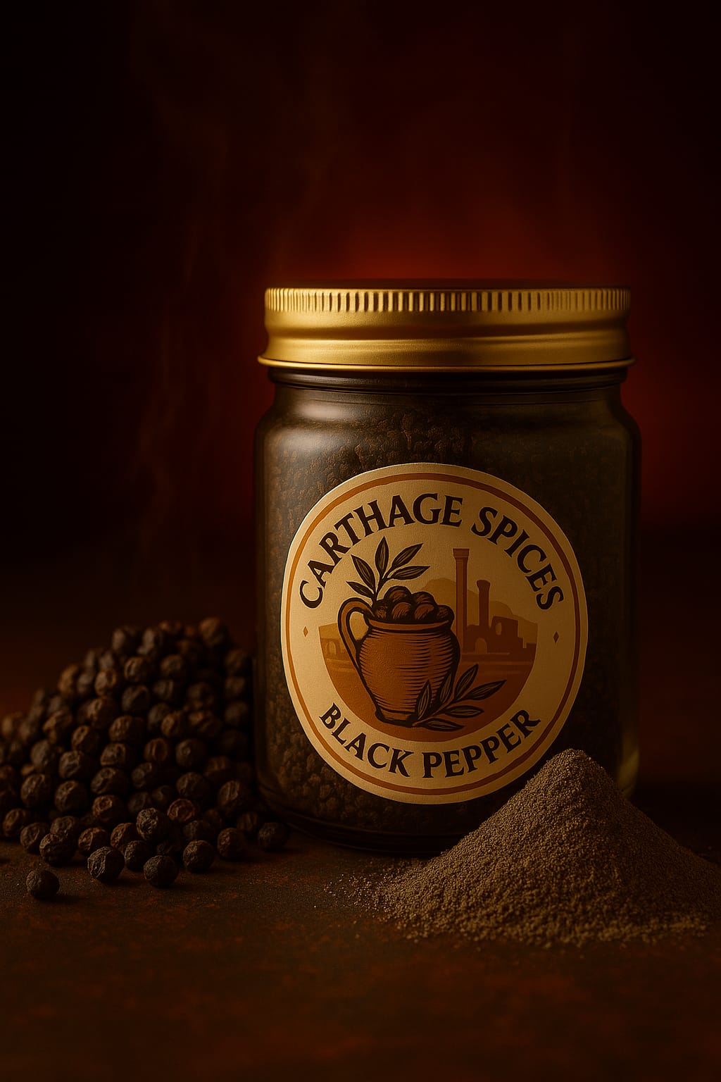 Poivre noir moulu 100% naturel